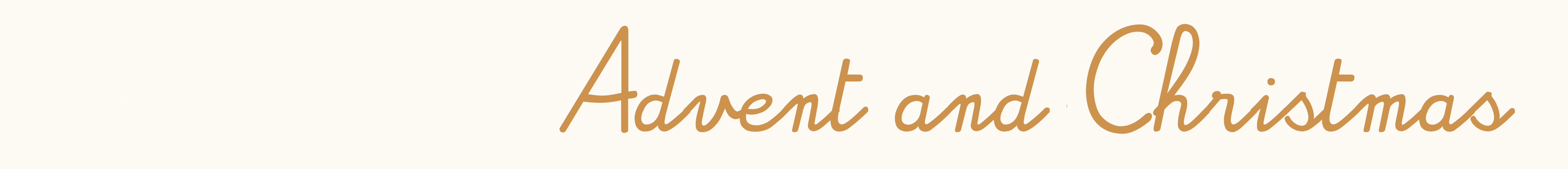 Advent and Christmas