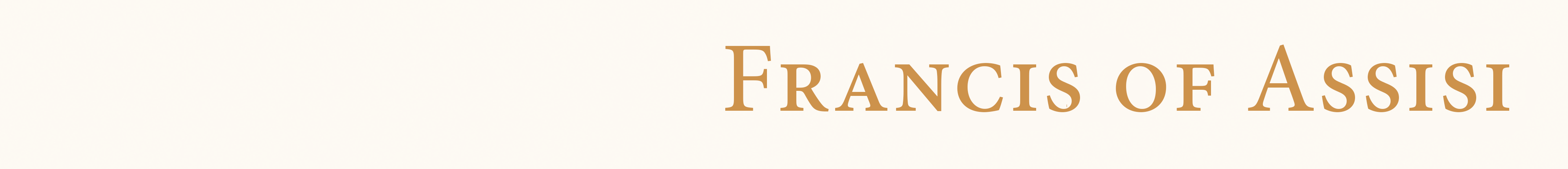 Francis of Assisi