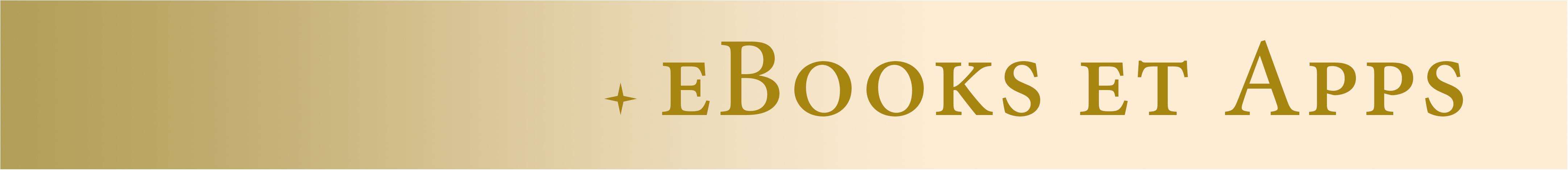 Ebooks et apps