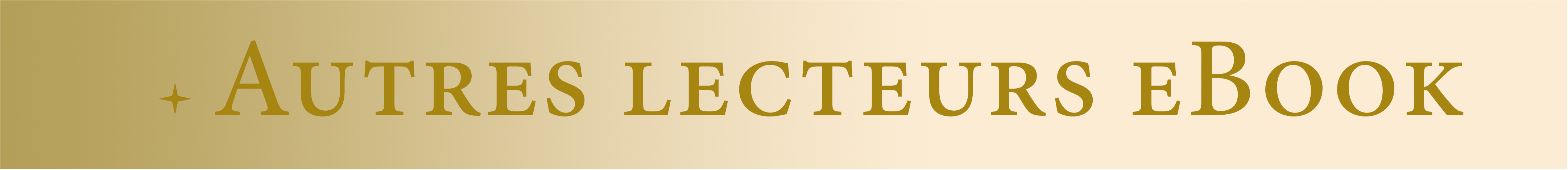 Autres lecteurs EBook