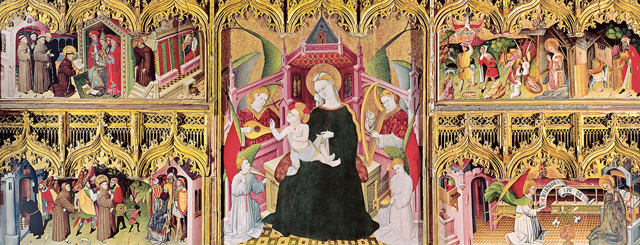 Retablo de la Virgen y san Francisco